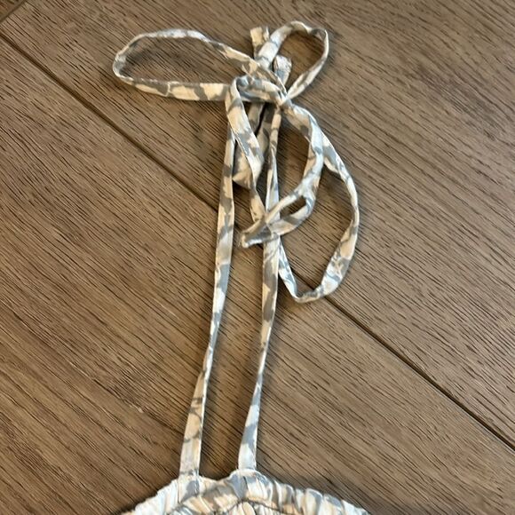 ABERCROMBIE 100% COTTON TIERED MINI DRESS SIZE MEDIUM PETITE - Picture 6 of 8